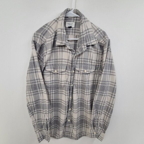 American Eagle Men's Super Soft Button-Down Shirt Plaid Size XL - Picture 1 of 7